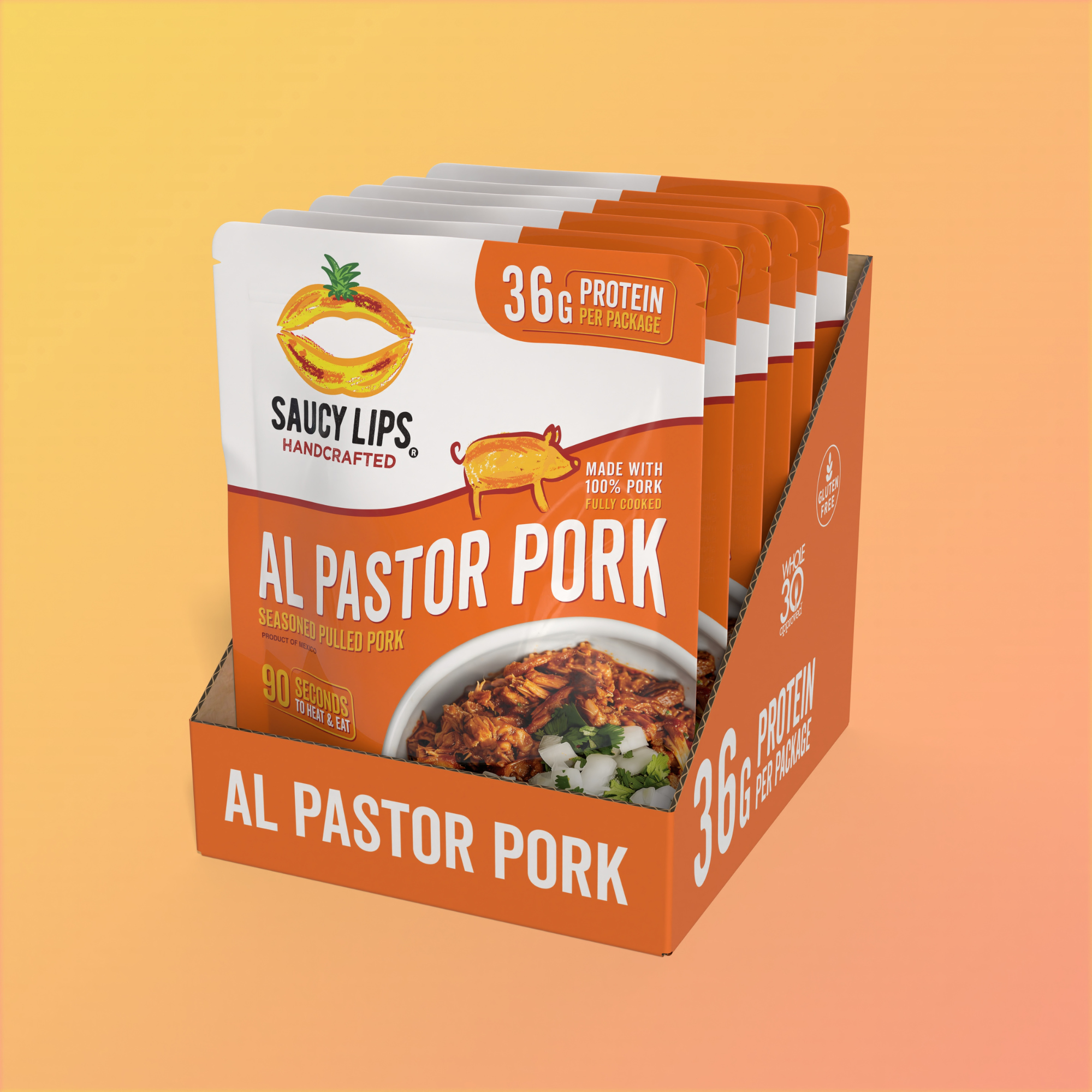 Cerdo al Pastor – 36 g de Proteína | Listo en 90 Segundos