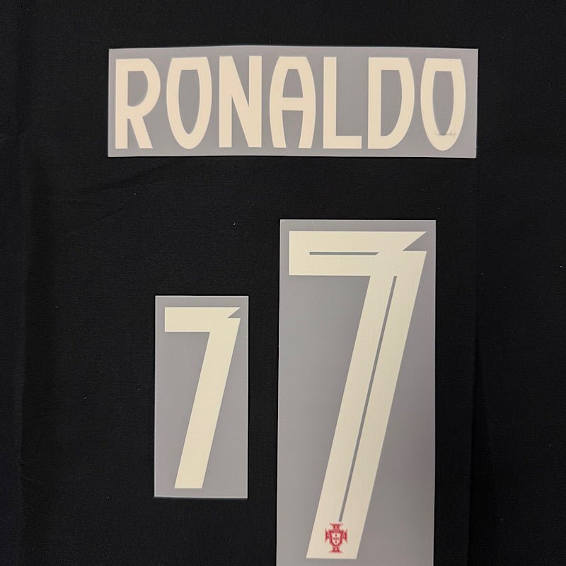 Portugal 2025/26 Home RONALDO #7 Youth Official Name Set