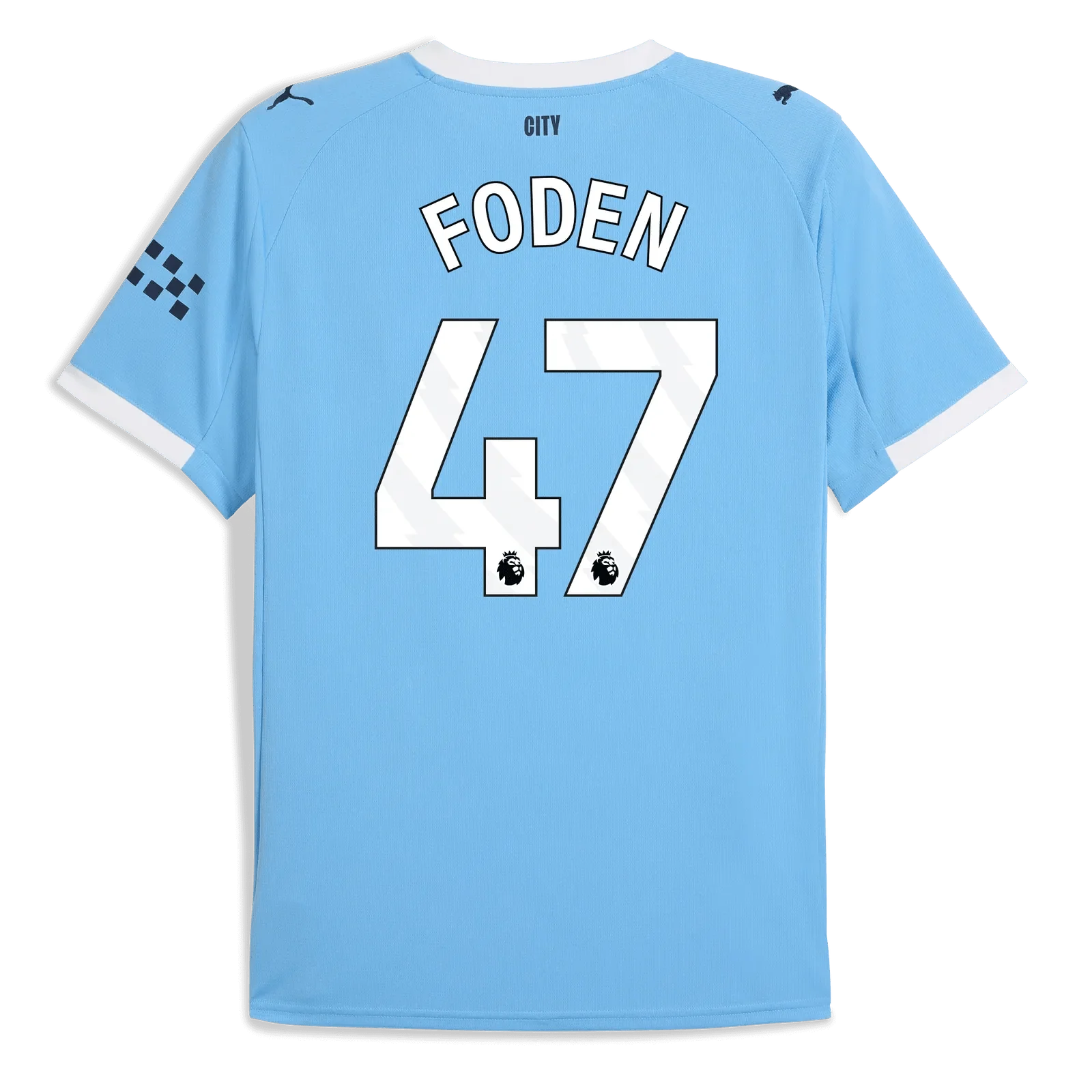 Puma 2025-26 Manchester City Men's Stadium Home Soccer Jersey