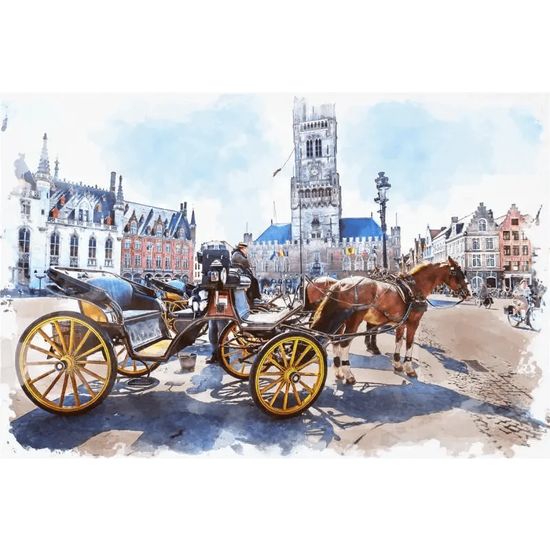 Puzzles 500 Pieces Wooden Assembling Picture Landscape Puzzles Toys For Adults Childrens Kids Games Educational Toy