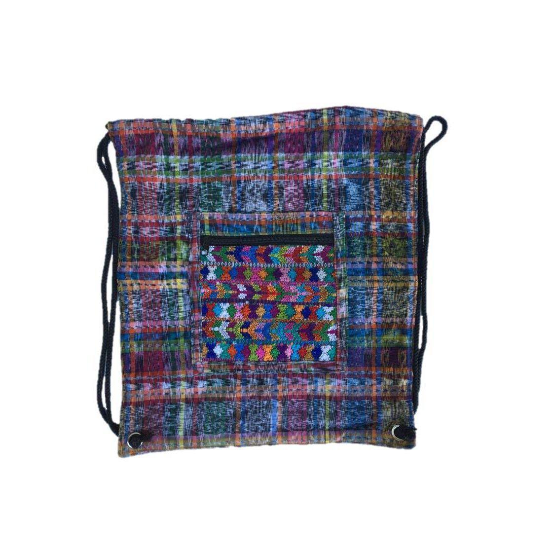 Mochila Salsa Upcycled Corte - Artesanía guatemalteca única
