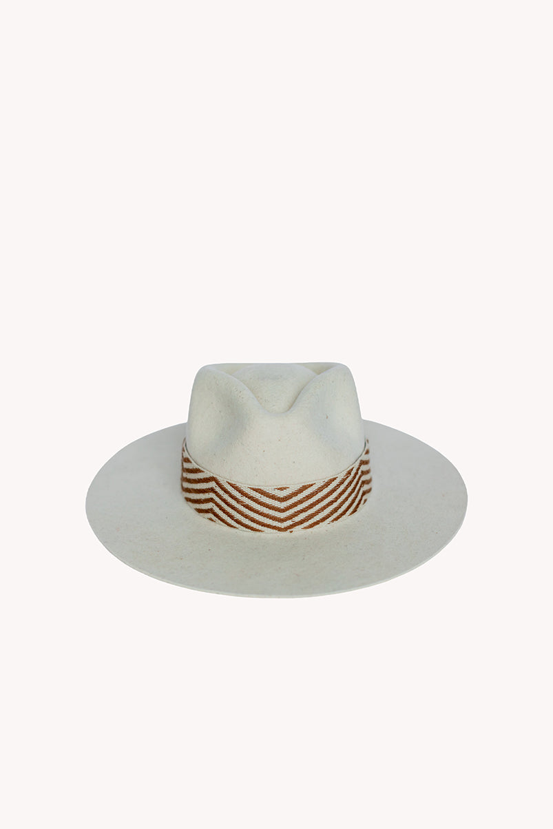 Sombrero Vaquero Blanco Salpicado