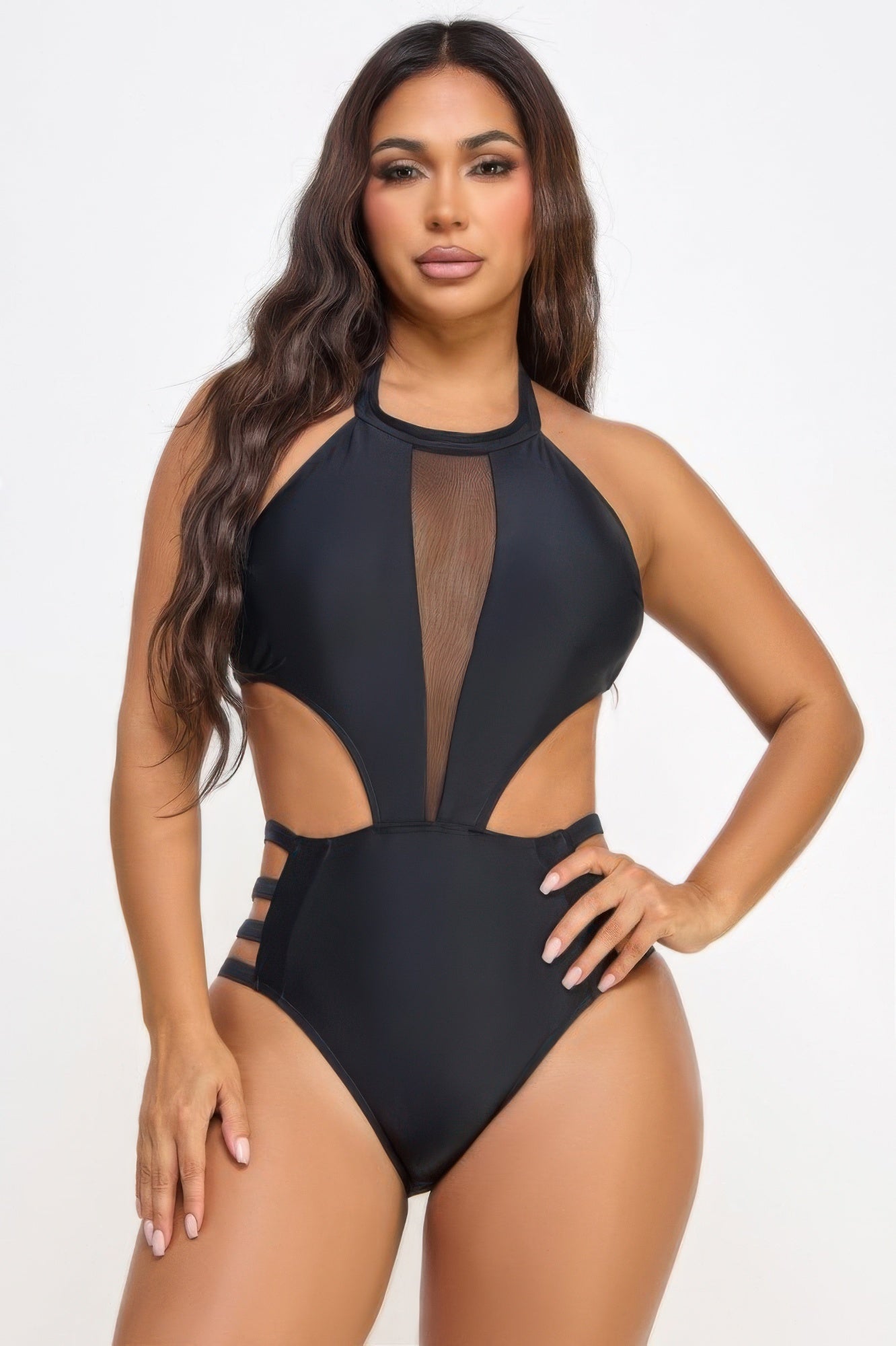 Women's Swimmers Swimwear Cutout One-Piece Swimsuit