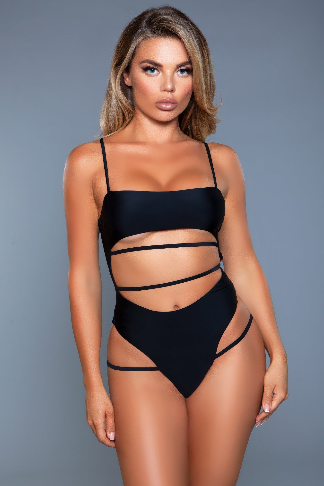 Chic Women's Swimwear Swimsuit with Cut-Out Design
