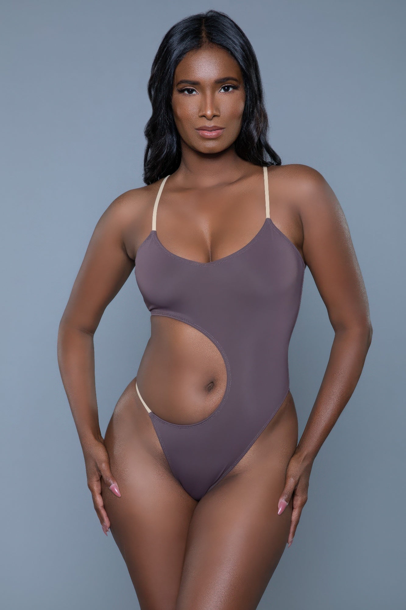 Women's One-Piece Swimwear Swimsuit with Cut-Out Design