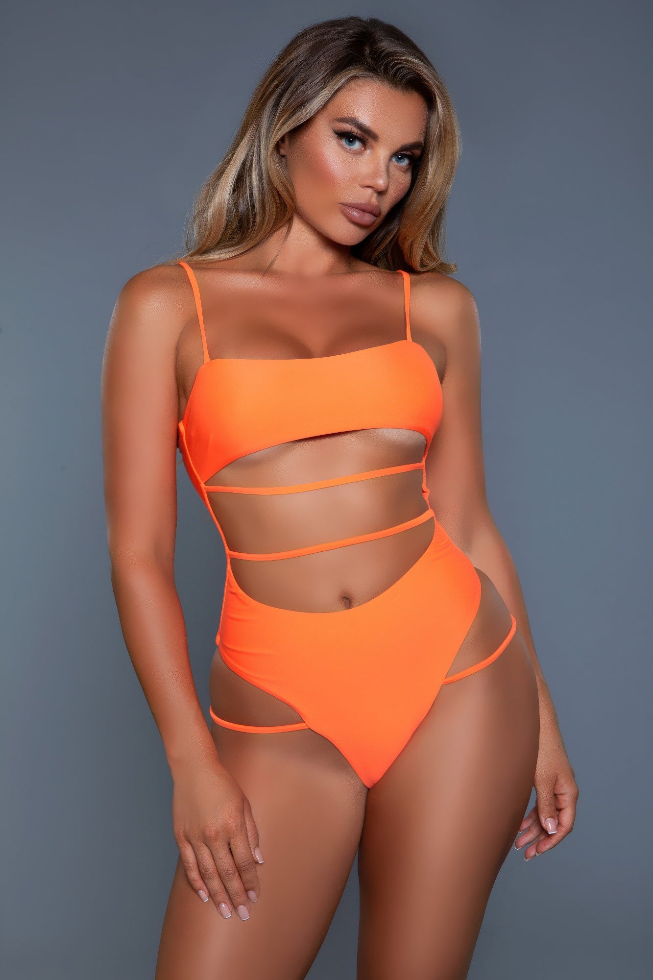 Chic Women's Swimwear Swimsuit with Cut-Out Design