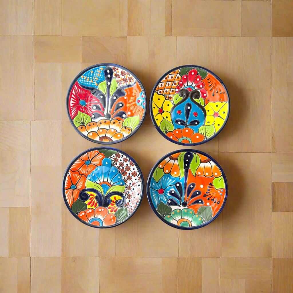 Plato de Talavera de 6" | Vajilla Mexicana Colorida