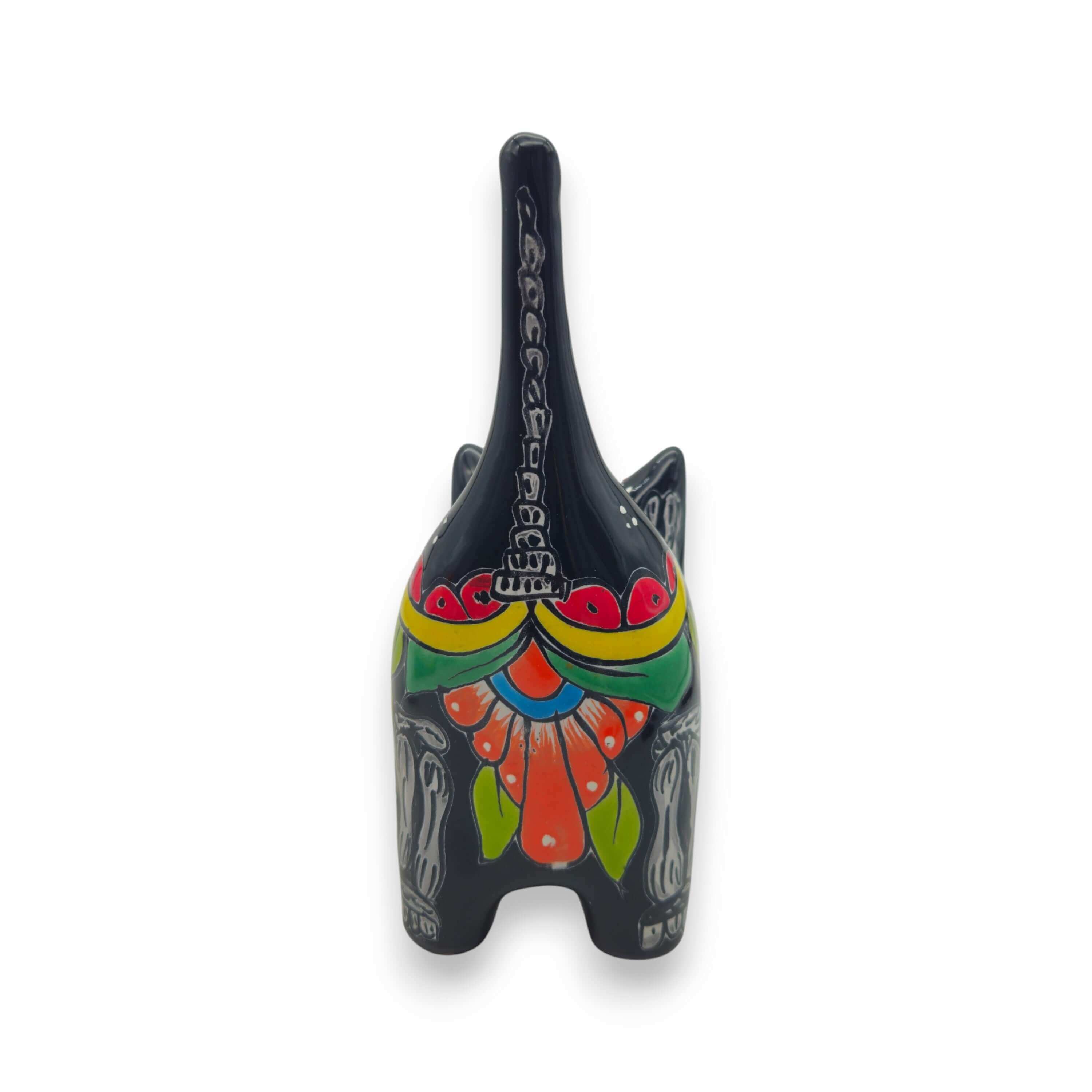 Figura de gato de Talavera | Arte artesanal del Día de Muertos