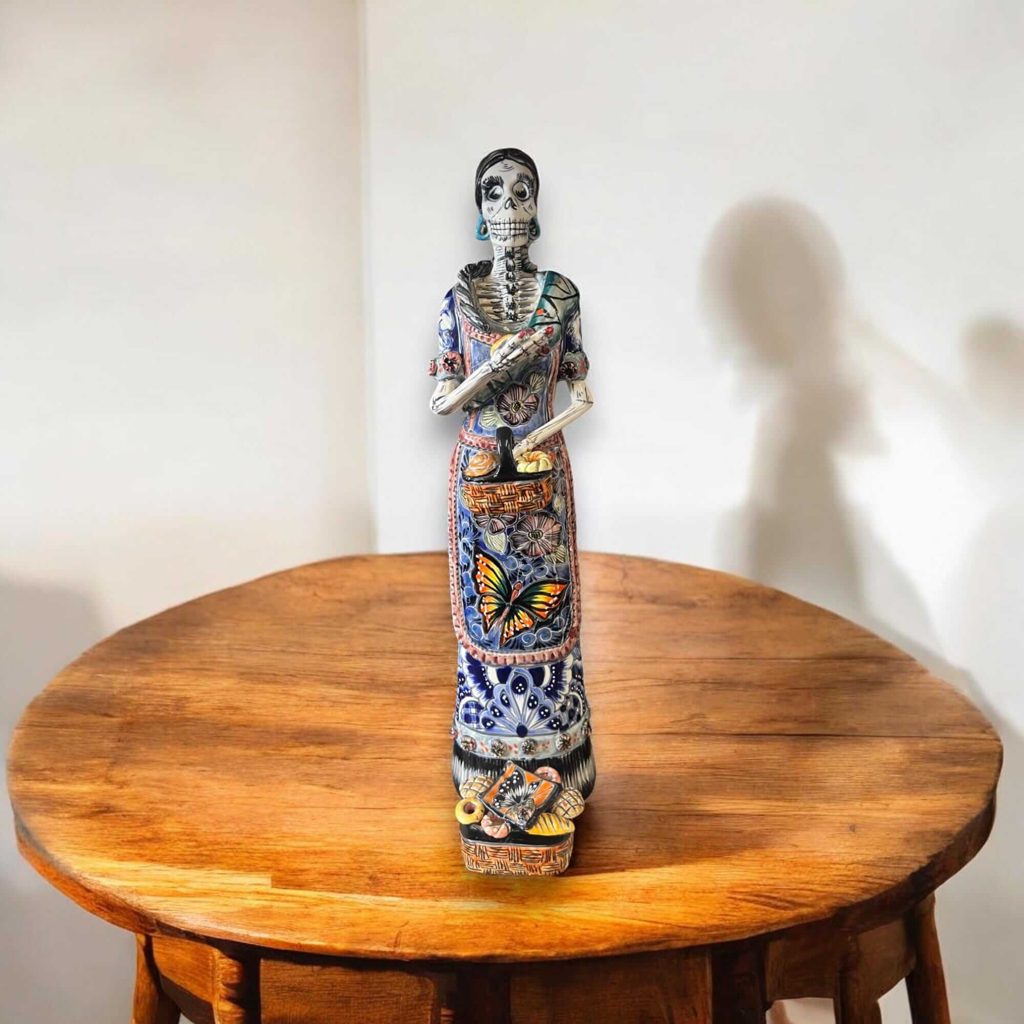 Catrina Talavera Día de Muertos | Decoración de Boda de Pan Dulce