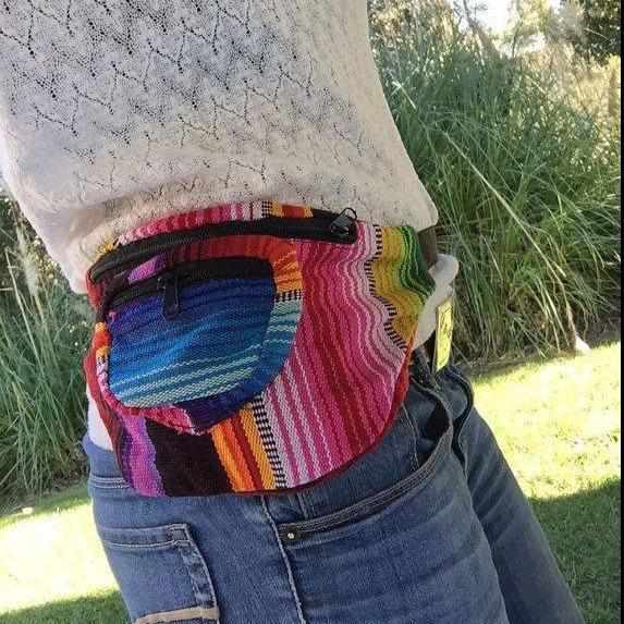Riñonera unisex | Cangurera de tela sostenible - Guatemala