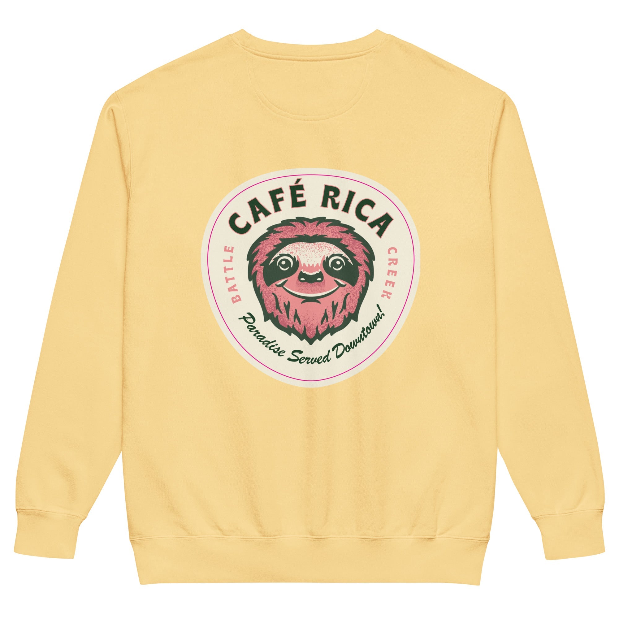 La sudadera con cuello redondo Sloth característica