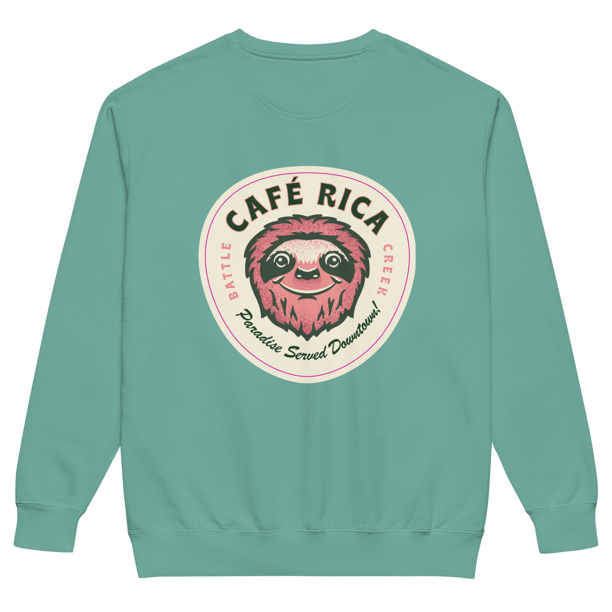 La sudadera con cuello redondo Sloth característica