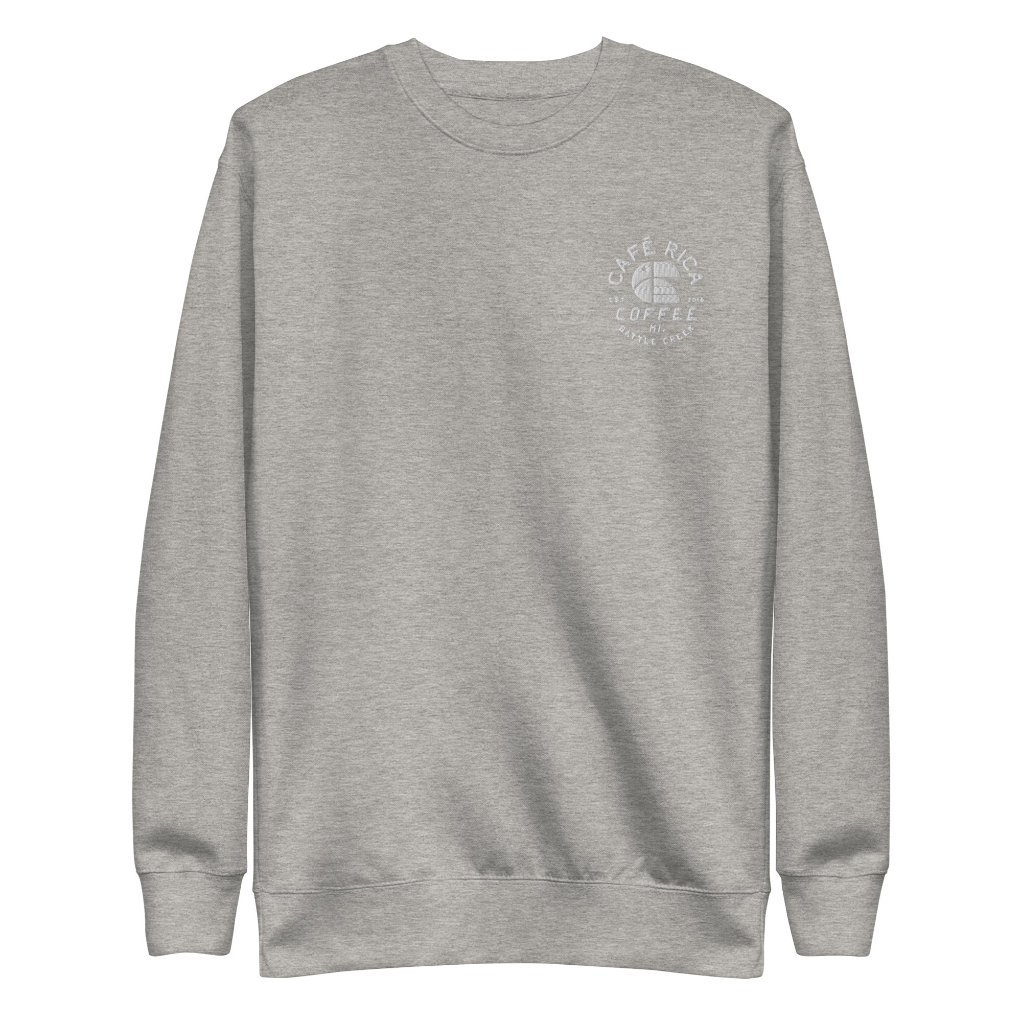 La sudadera clásica con cuello redondo de Café Rica