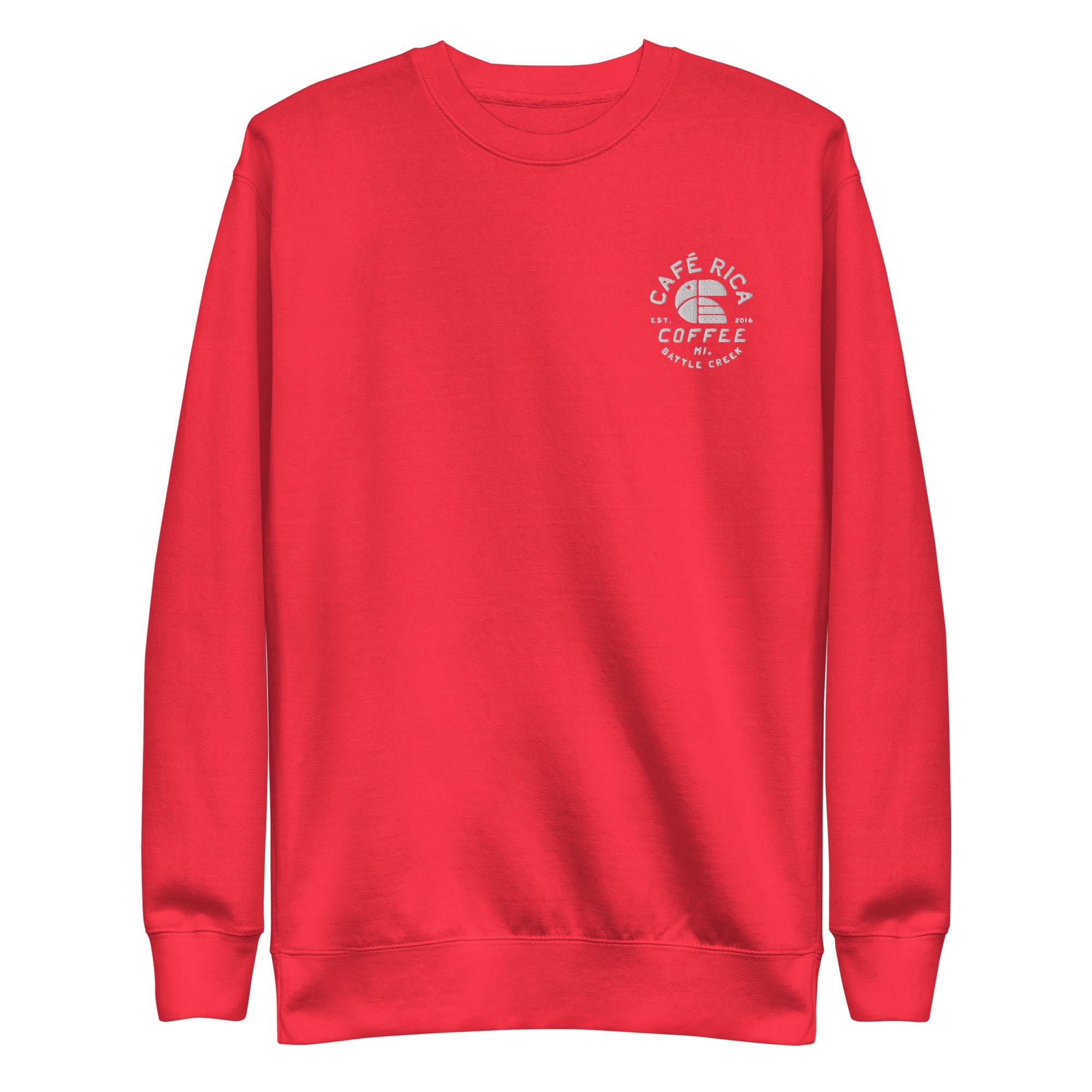 La sudadera clásica con cuello redondo de Café Rica
