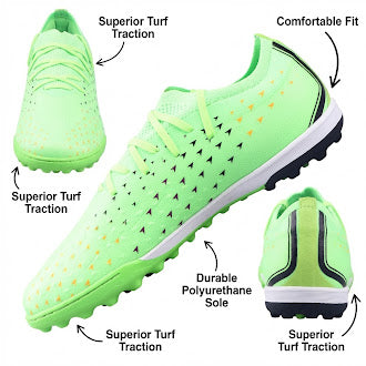 Tioga Adult Turf Soccer Cleats - Lime