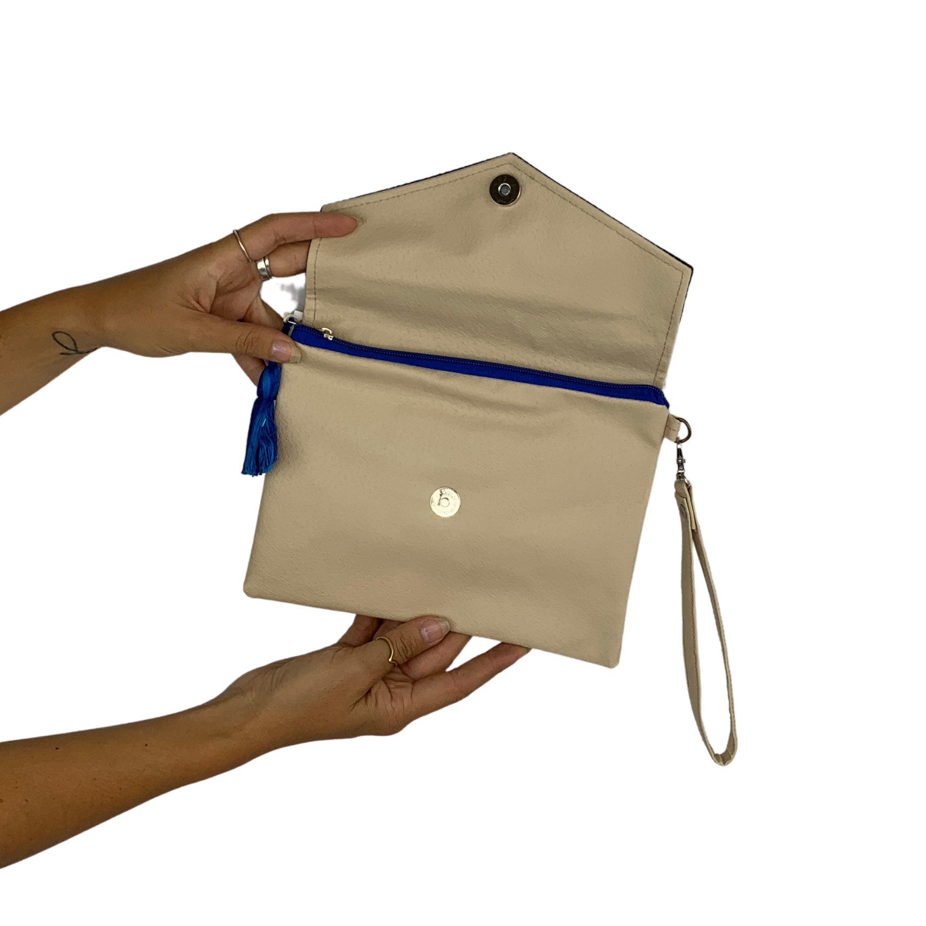 Cartera de mano de cuero vegano Oasis - Guatemala