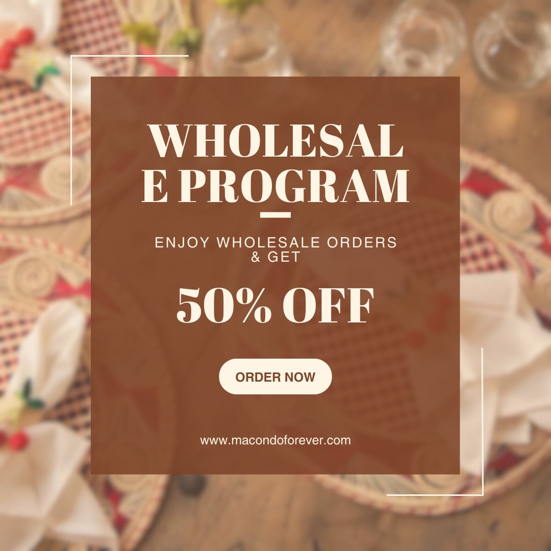 Heart Fringe Handwoven Iraca Placemat