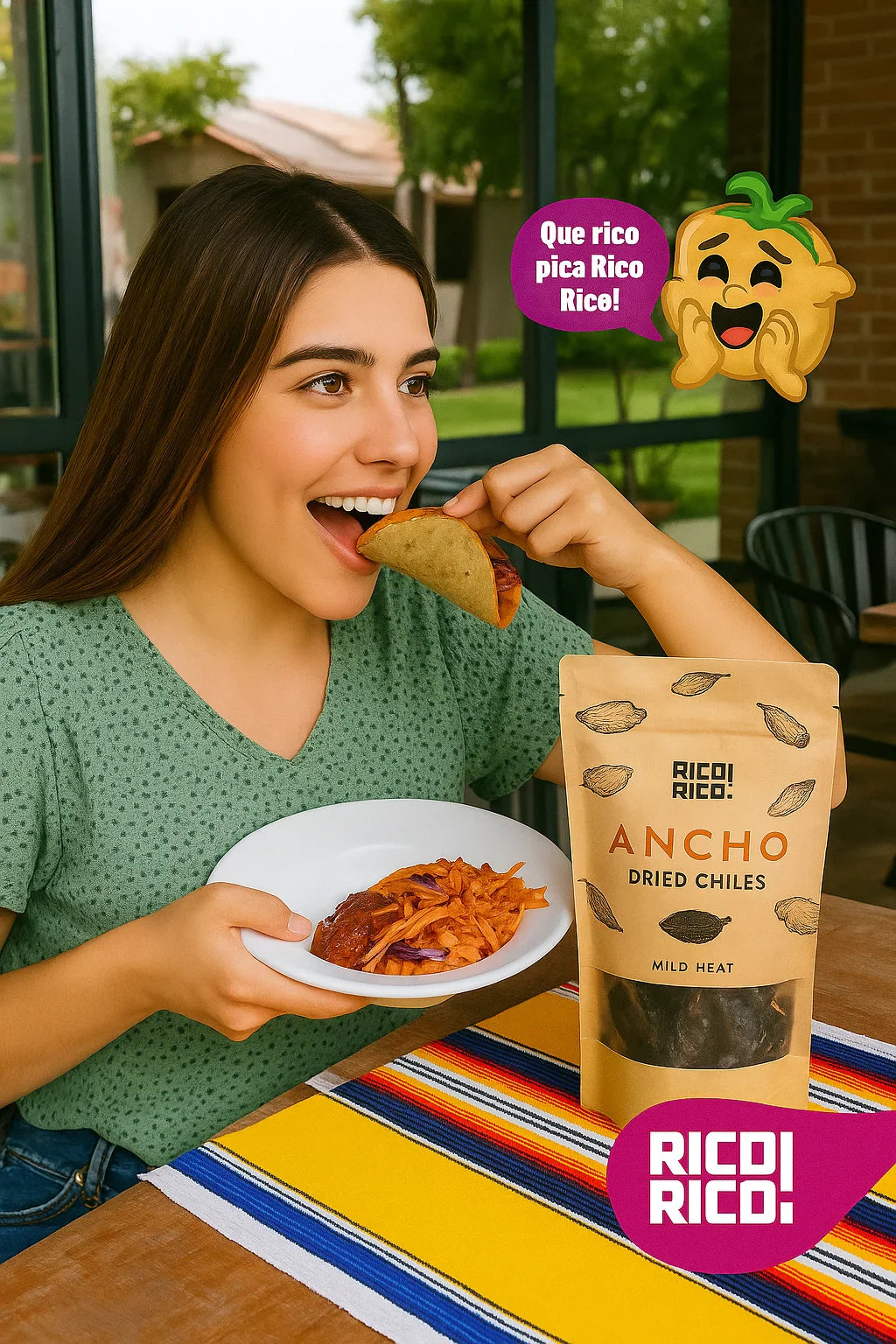 Chiles Anchos Secos – Pimientos Mexicanos Dulces y Ahumados (Picor Suave)