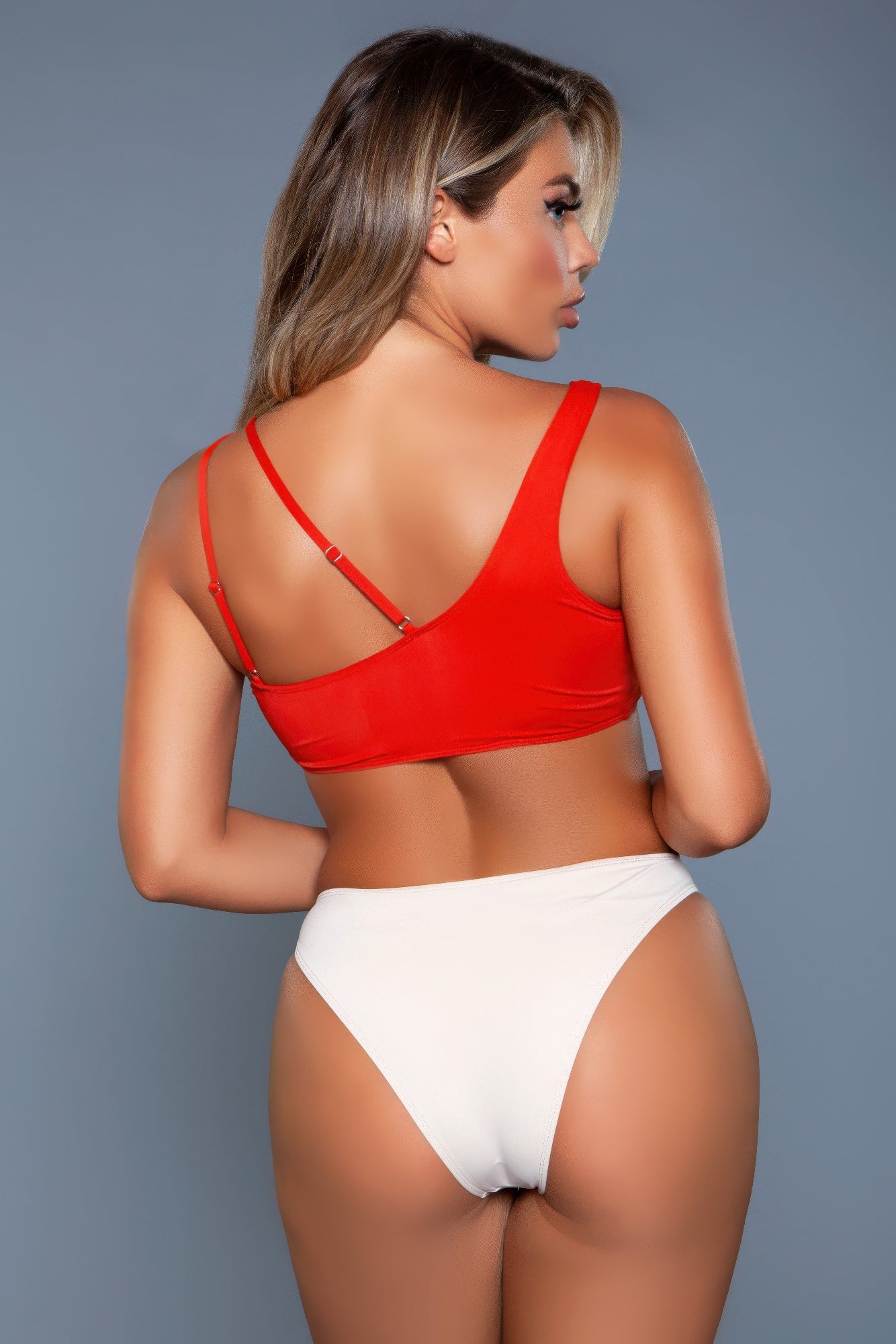Women's Swimwear with Stylish Ring Detail Bikini Set