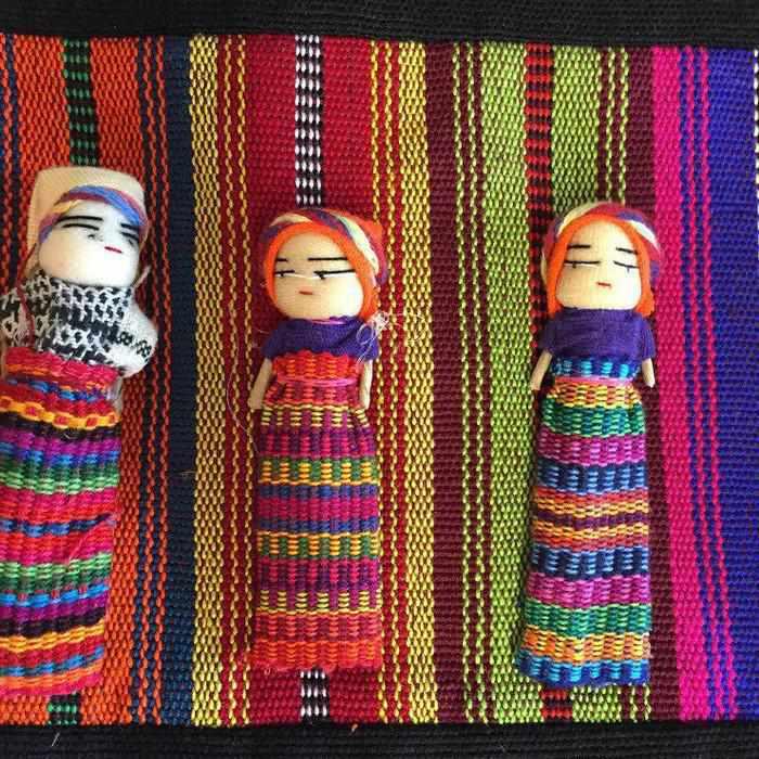 Bolso tote tejido multiusos con muñeca quitapenas - Guatemala